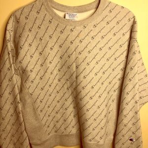 Gray champion sweater